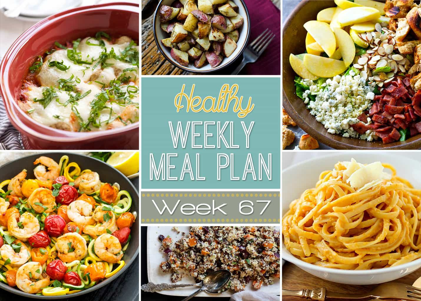 Healthy Meals For Breakfast Lunch And Dinner
 Healthy Weekly Meal Plan 67 Yummy Healthy Easy