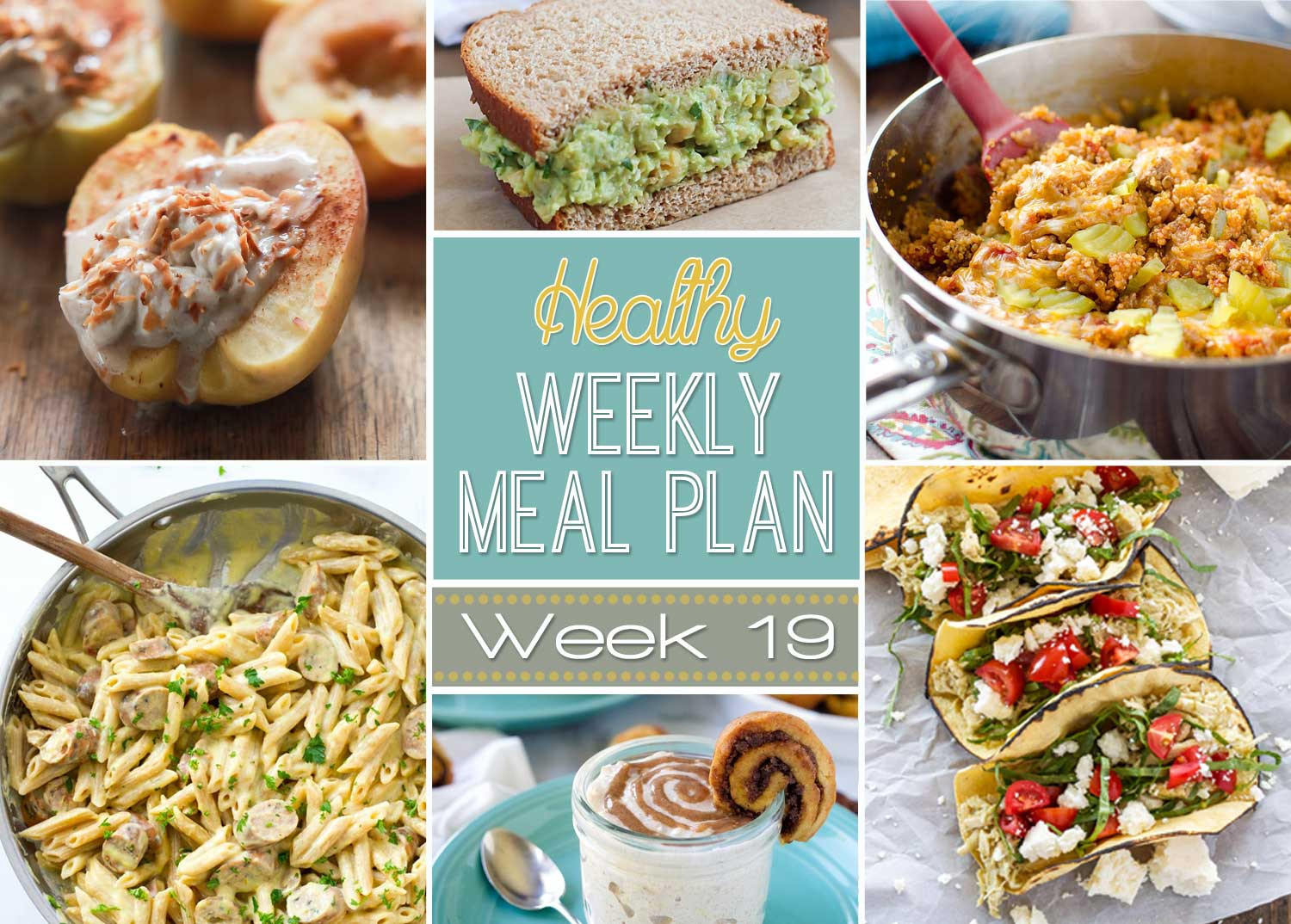 Healthy Meals For Breakfast Lunch And Dinner
 Healthy Meal Plan Week 19 Recipe Runner