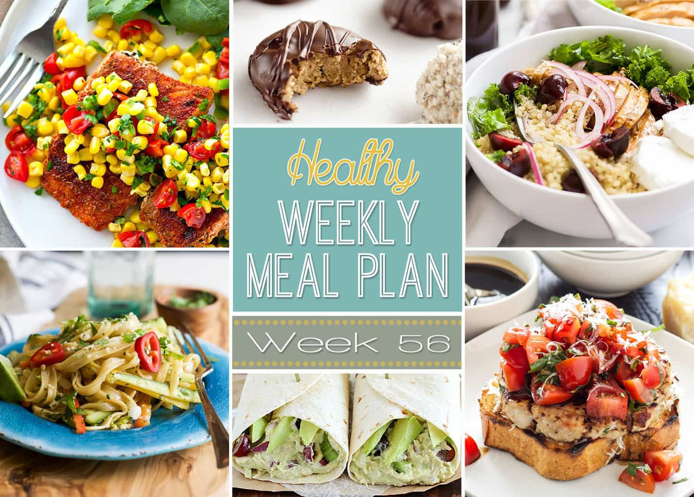 Healthy Meals For Breakfast Lunch And Dinner
 Healthy Weekly Meal Plan 56 Yummy Healthy Easy