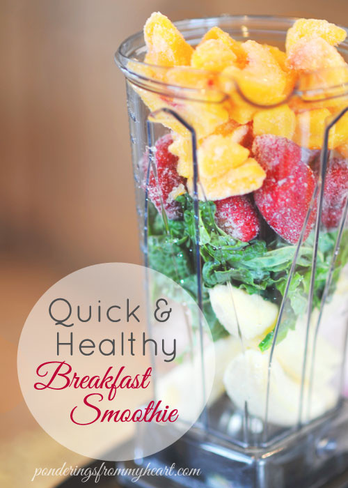 Healthy Morning Smoothies
 Quick & Healthy Breakfast Smoothie