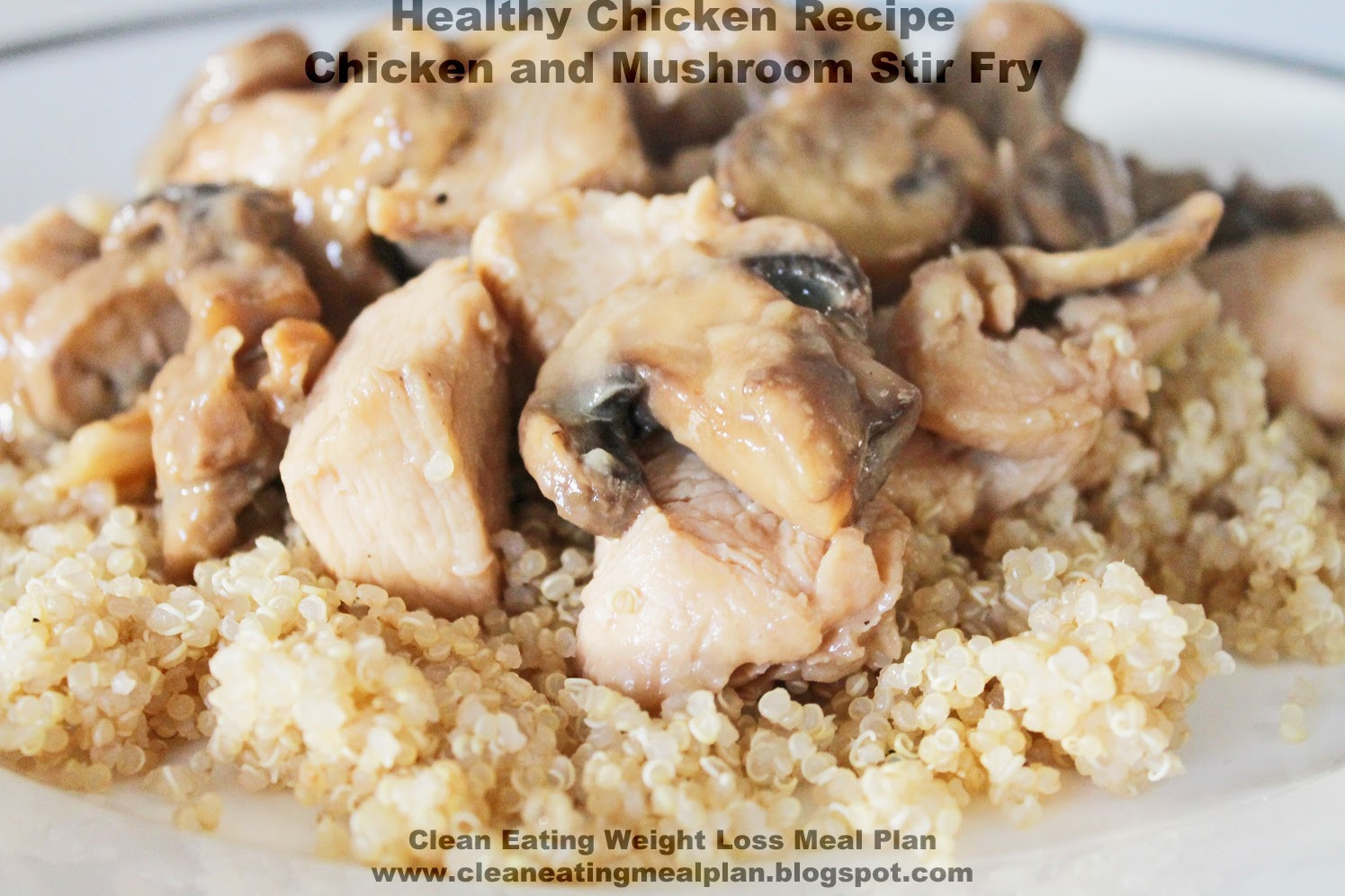 Healthy Mushroom Recipes For Weight Loss
 Healthy Chicken Recipe Chicken and Mushroom Stir Fry