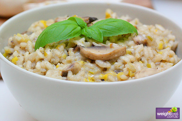 Healthy Mushroom Recipes For Weight Loss
 Mushroom Leek & Feta Risotto