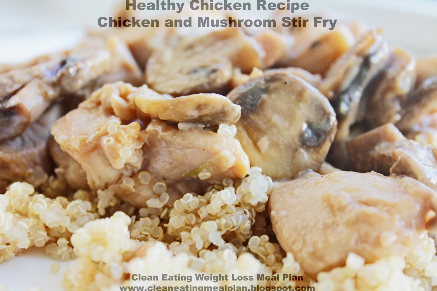 Healthy Mushroom Recipes For Weight Loss
 Healthy Chicken Recipe Chicken and Mushroom Stir Fry