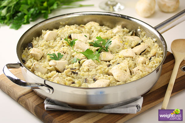 Healthy Mushroom Recipes For Weight Loss
 Chicken & Mushroom Risotto