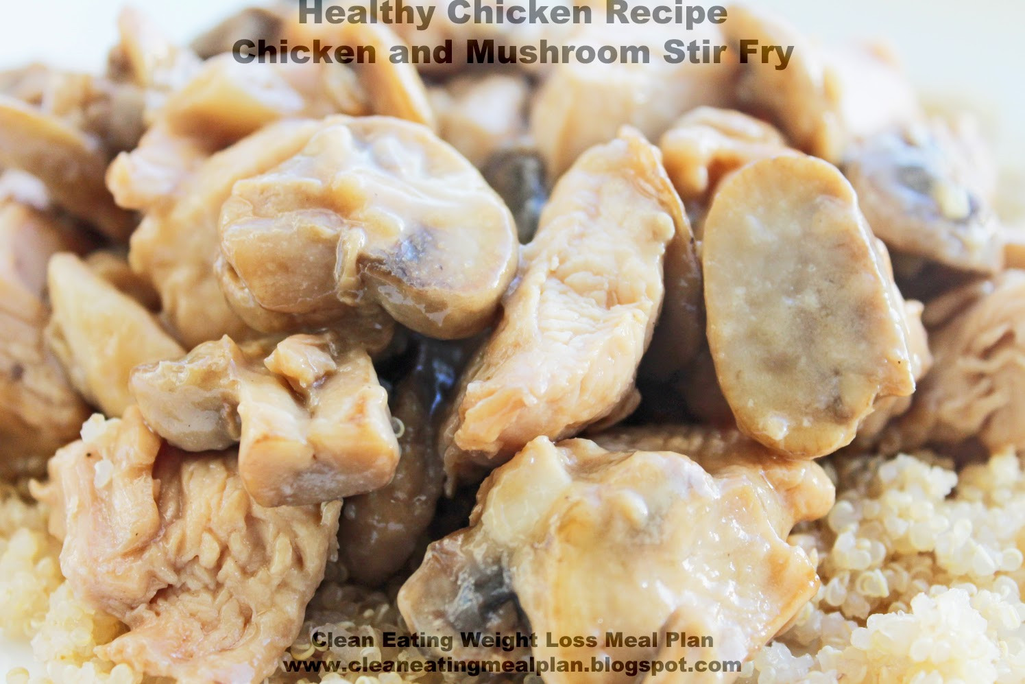 Healthy Mushroom Recipes For Weight Loss
 Healthy Chicken Recipe Chicken and Mushroom Stir Fry