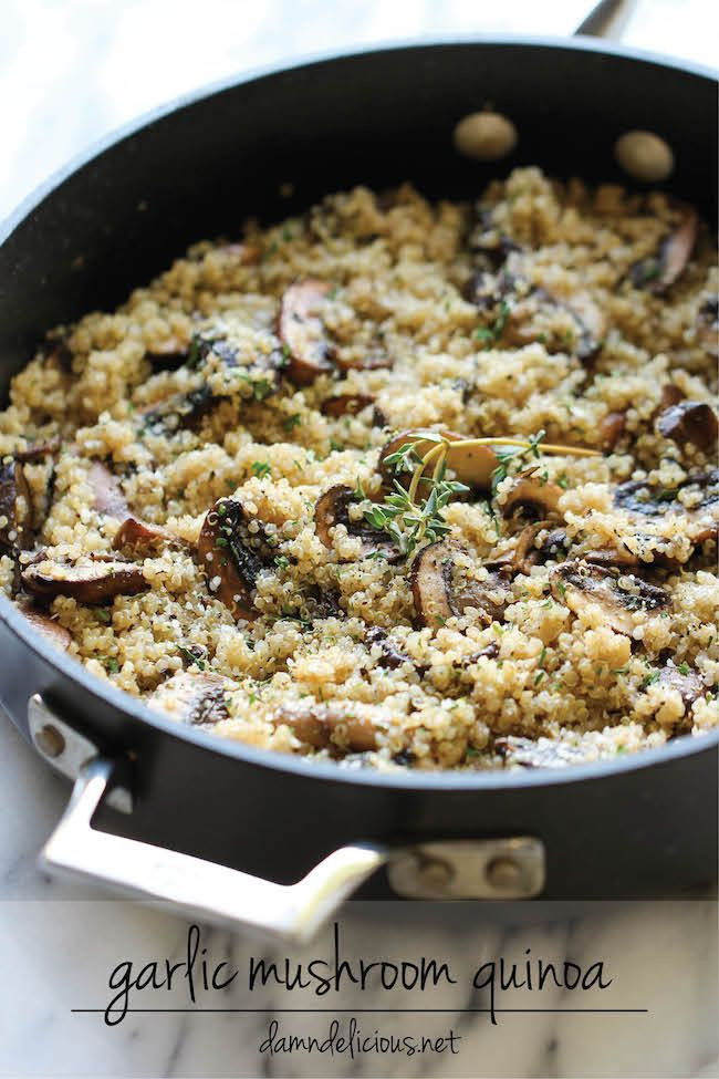 Healthy Mushroom Recipes For Weight Loss
 Garlic Mushroom Quinoa Recipe