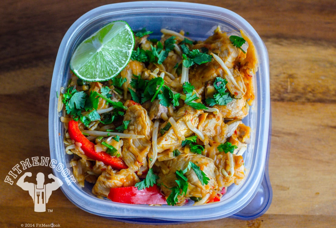 Healthy Pad Thai Recipe
 Healthy Chicken Pad Thai Meal Prep