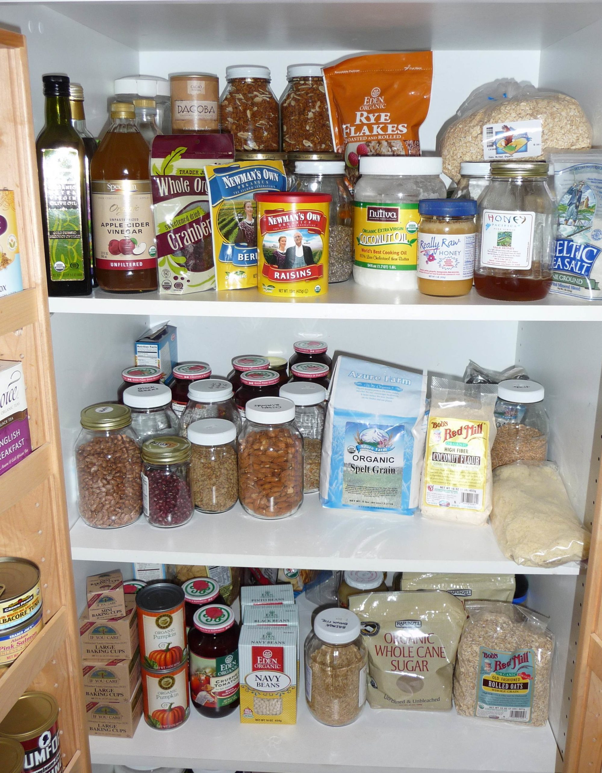 Healthy Pantry Snacks
 Stocking Your Pantry Fridge with Whole Food GF Cooking