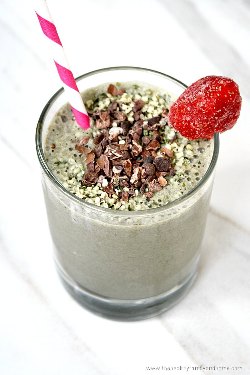 Healthy Protein Smoothies
 Chocolate Strawberry Almond Protein Smoothie