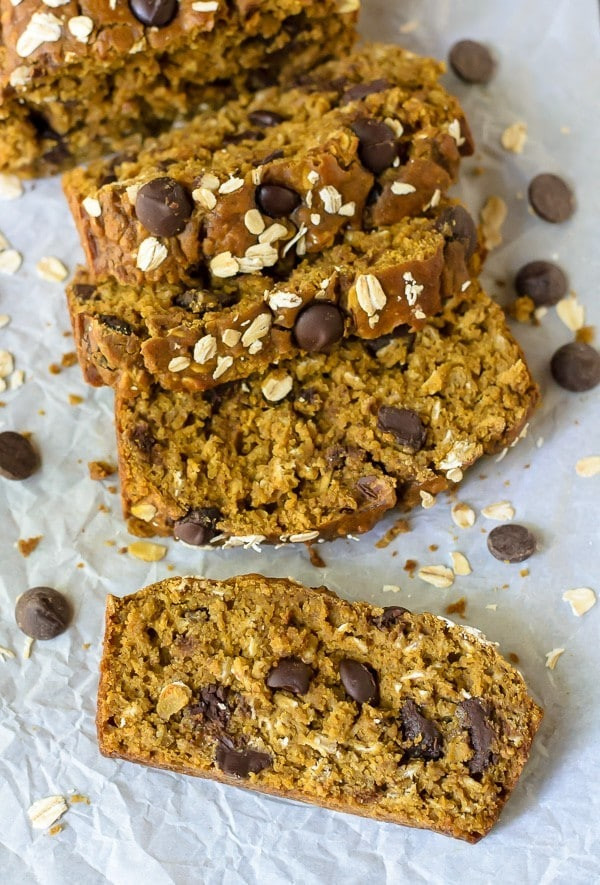 Healthy Pumpkin Chocolate Chip Bread
 Pumpkin Chocolate Chip Bread