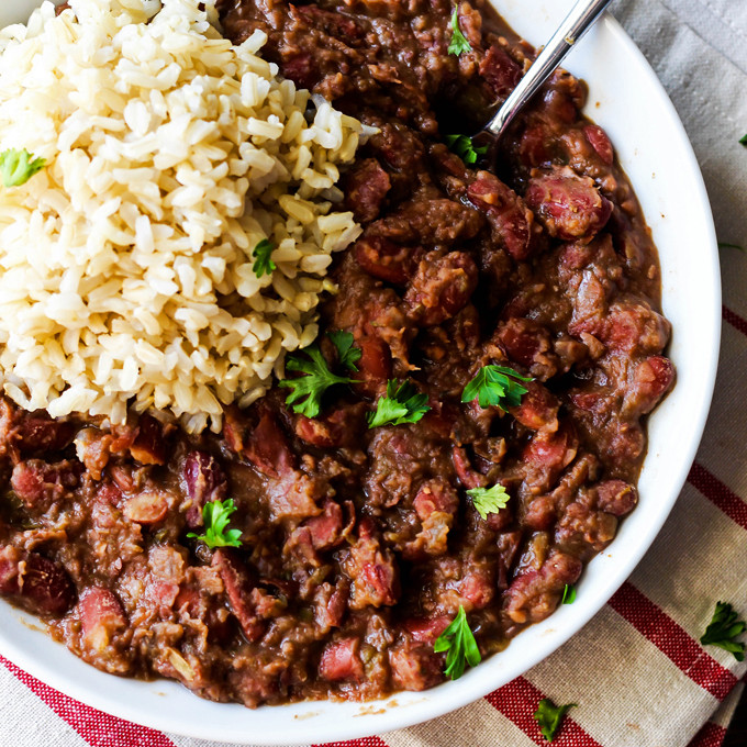 Healthy Red Beans And Rice
 Cajun Style Vegan Red Beans and Rice