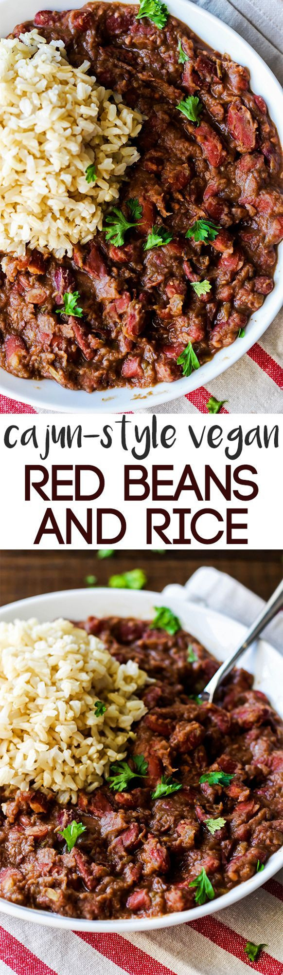 Healthy Red Beans And Rice
 These Cajun Style Vegan Red Beans and Rice are a healthy