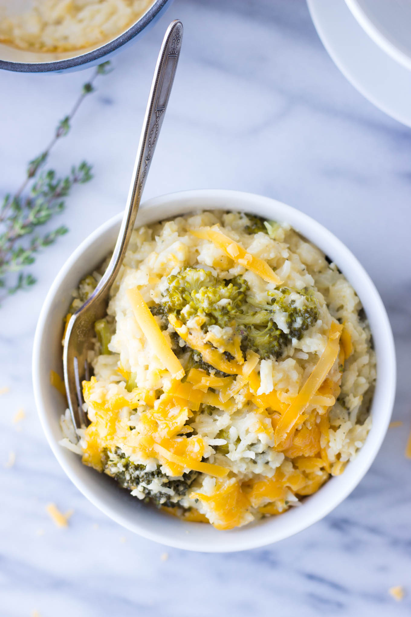 Healthy Rice Casserole
 Healthy Broccoli Rice & Cheese Casserole Fork in the