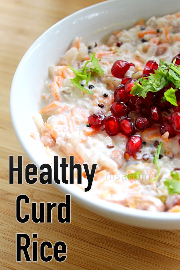 Healthy Rice Recipes For Weight Loss
 Curd Rice Recipe Healthy Curd Rice For Weight Loss