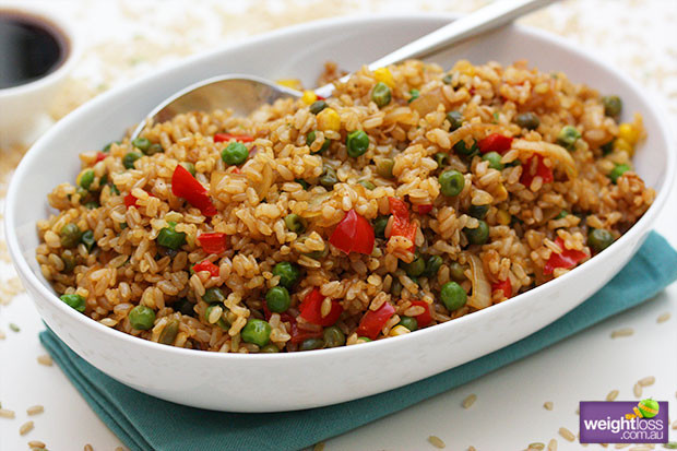 Healthy Rice Recipes For Weight Loss
 Fried Brown Rice