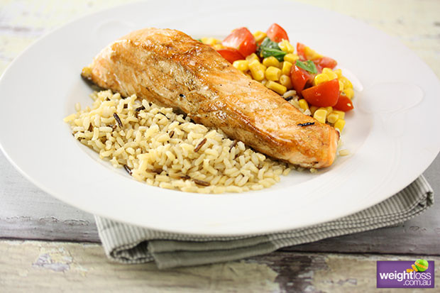 Healthy Salmon Recipes For Weight Loss
 Grilled Salmon & Corn Salsa