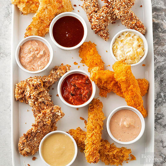 Healthy Sauces For Chicken
 Mix and Match Baked Chicken Fingers and Dipping Sauces