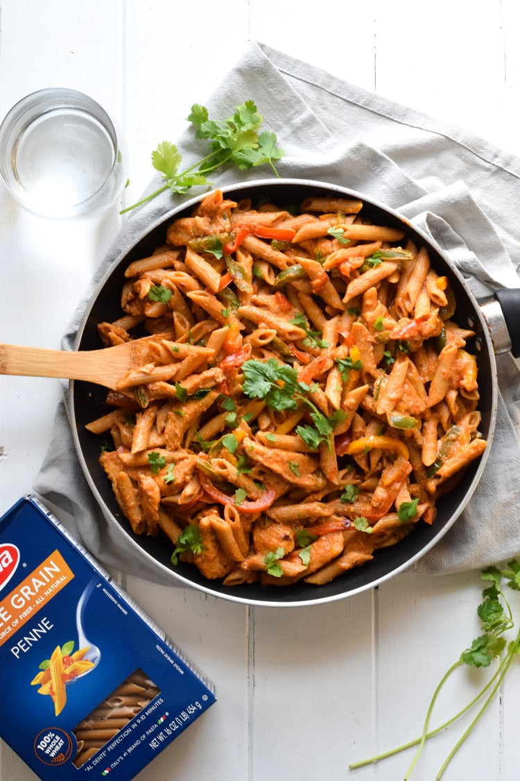 Healthy Sauces For Chicken
 Healthy Chicken Fajita Pasta Isabel Eats