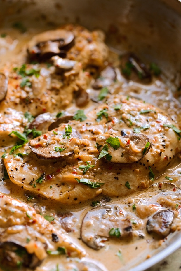 Healthy Sauces For Chicken
 healthy mushroom sauce for chicken
