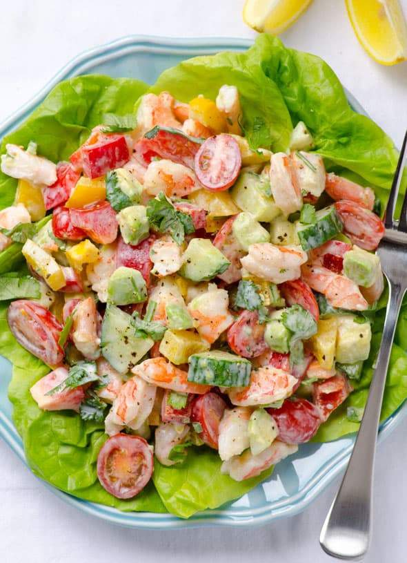 Healthy Shrimp Salad
 Shrimp Avocado Salad iFOODreal Healthy Family Recipes