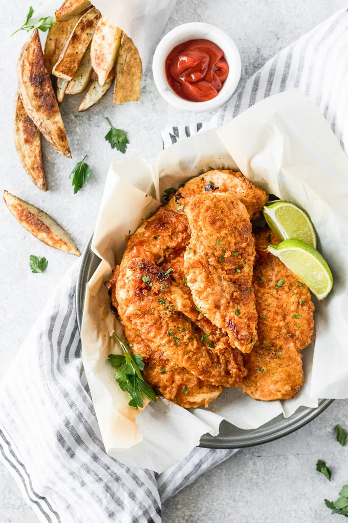 Healthy Sides For Fried Chicken
 Oven Fried Chicken Breast Recipe BAKED Fried Chicken