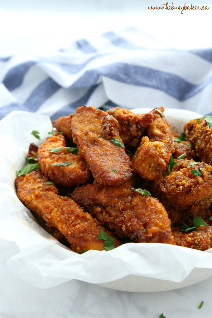 Healthy Sides For Fried Chicken
 Healthier Oven Fried Chicken Tenders Low Fat Baked