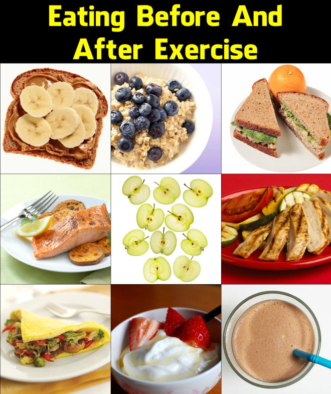 Healthy Snacks After Workout
 Eating Before and After Exercise
