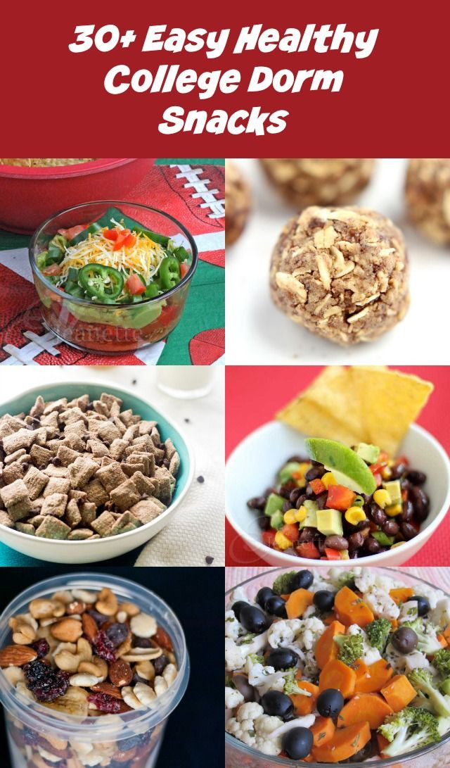 Healthy Snacks For College
 30 Easy Healthy College Dorm Room Snack Recipes