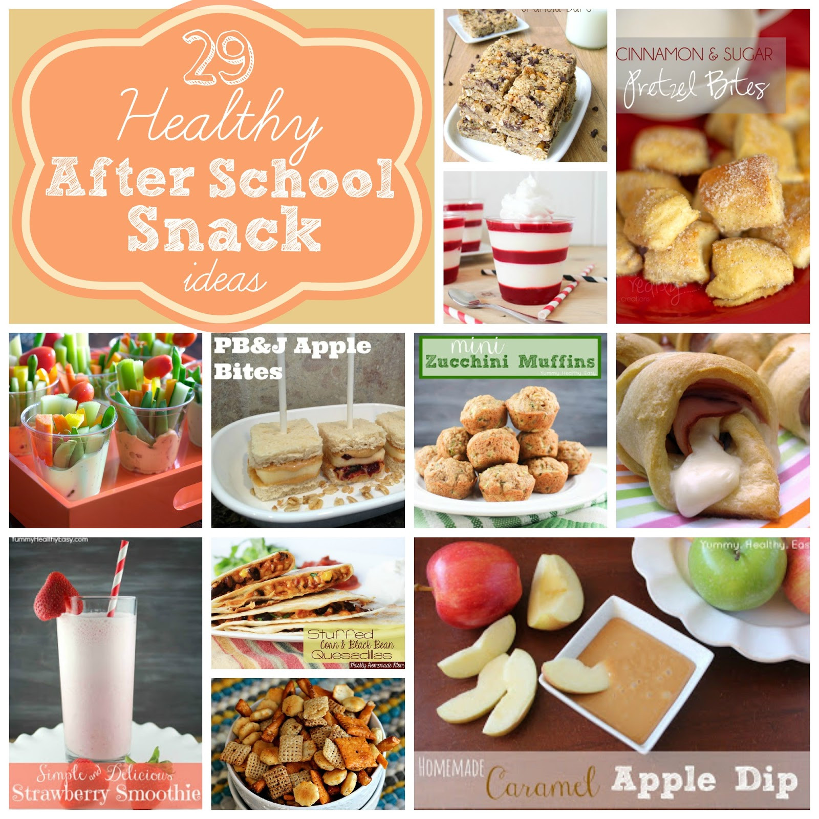 Healthy Snacks For School
 29 Healthy After School Snack Ideas Yummy Healthy Easy