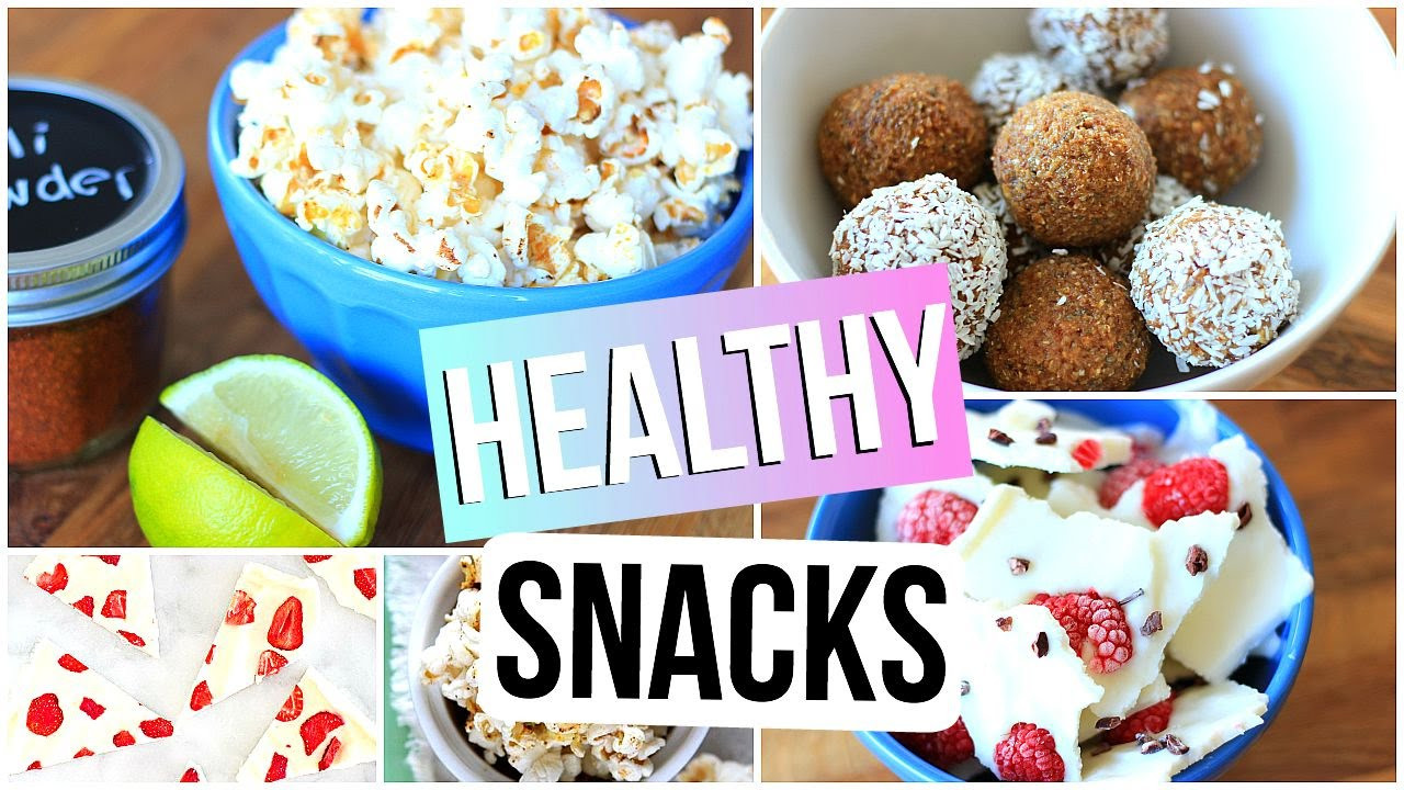 Healthy Snacks For School
 HEALTHY SNACK IDEAS for School and Studying Easy & Quick