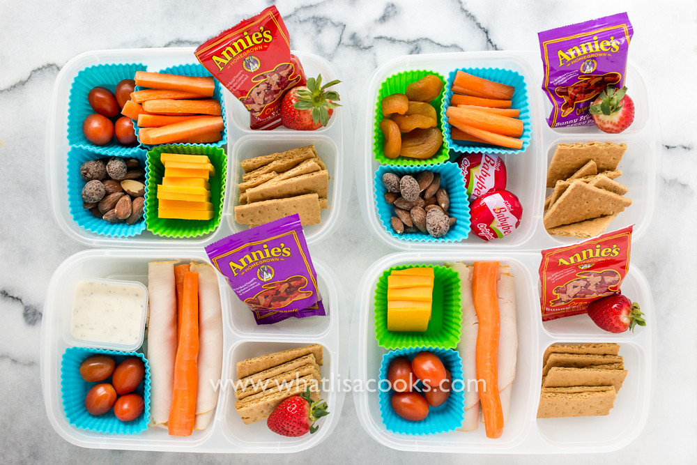 Healthy Snacks For School
 School Lunch Day 63 Simple snack boxes — What Lisa Cooks