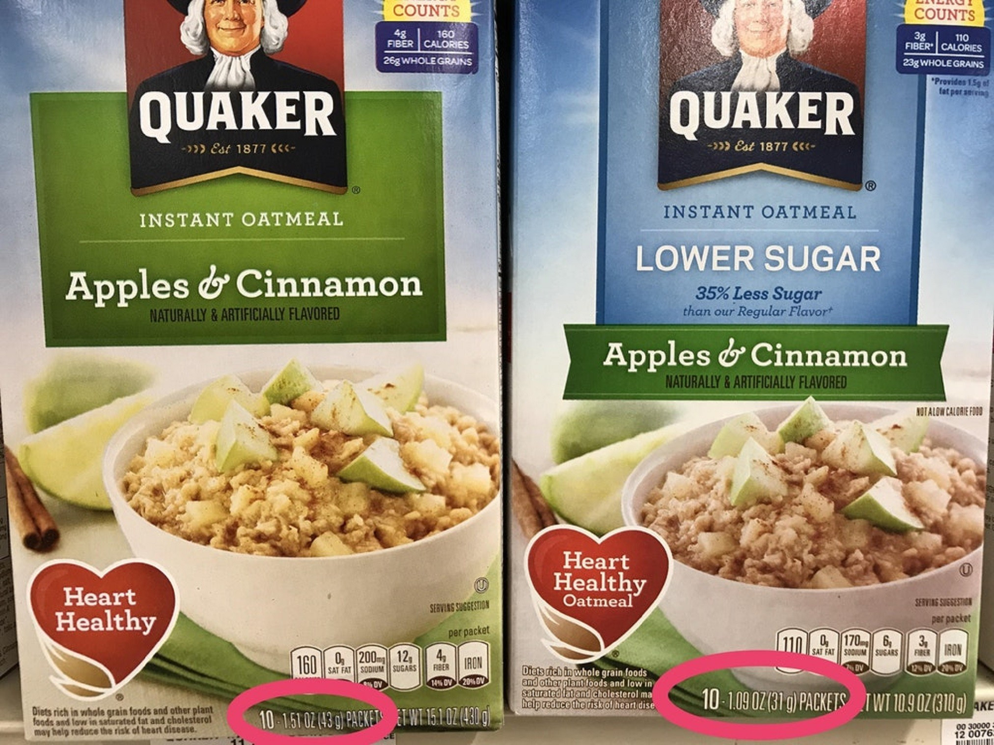 Healthy Snacks Reddit
 Quaker Oats boast 35 percent less sugar actually just a