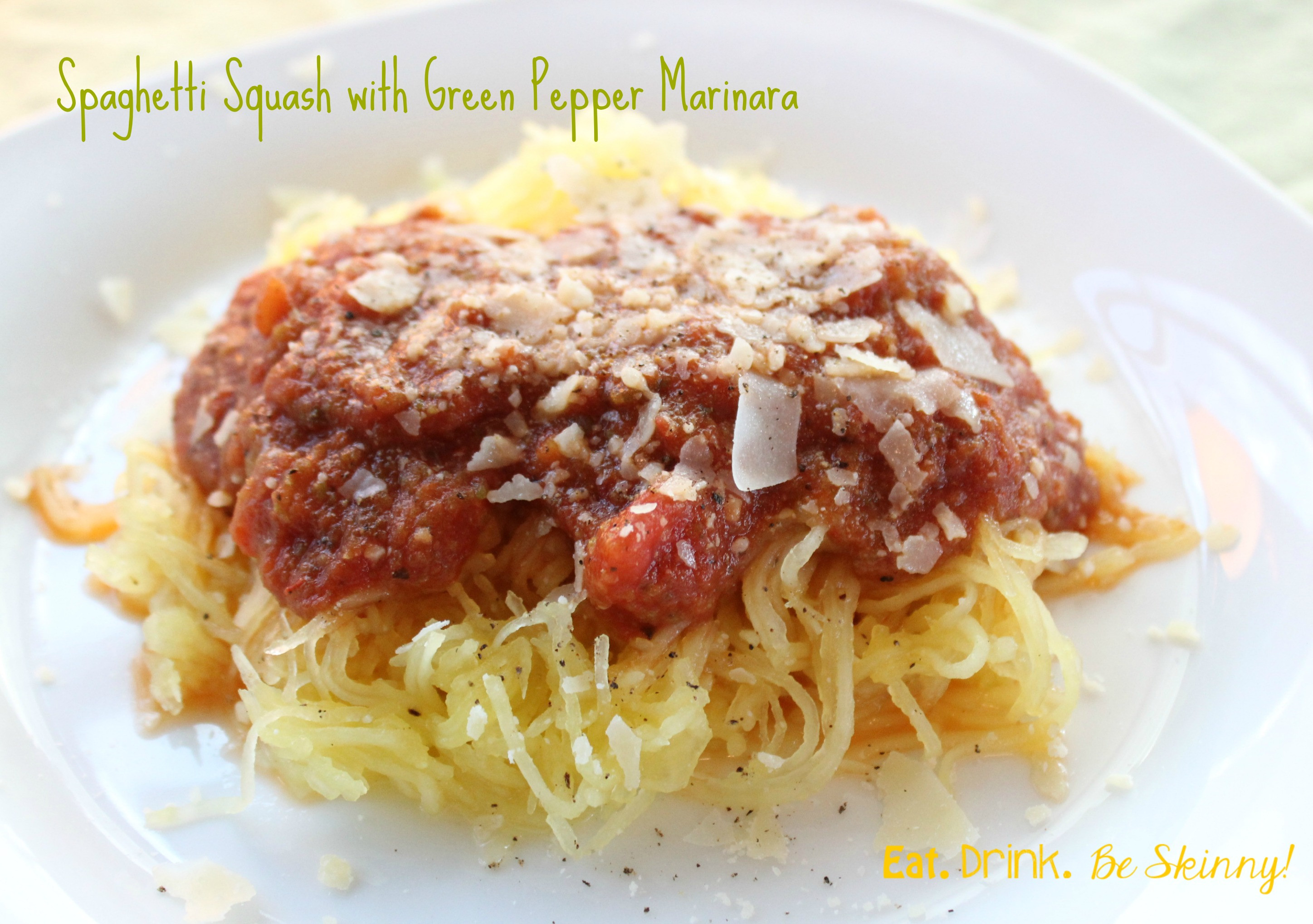 Healthy Spaghetti Squash Recipes
 Healthy Recipe Green Pepper Infused Spaghetti Squash