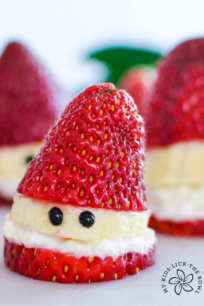 Healthy Strawberry Snacks
 Strawberry Santas A Healthy Christmas Treat