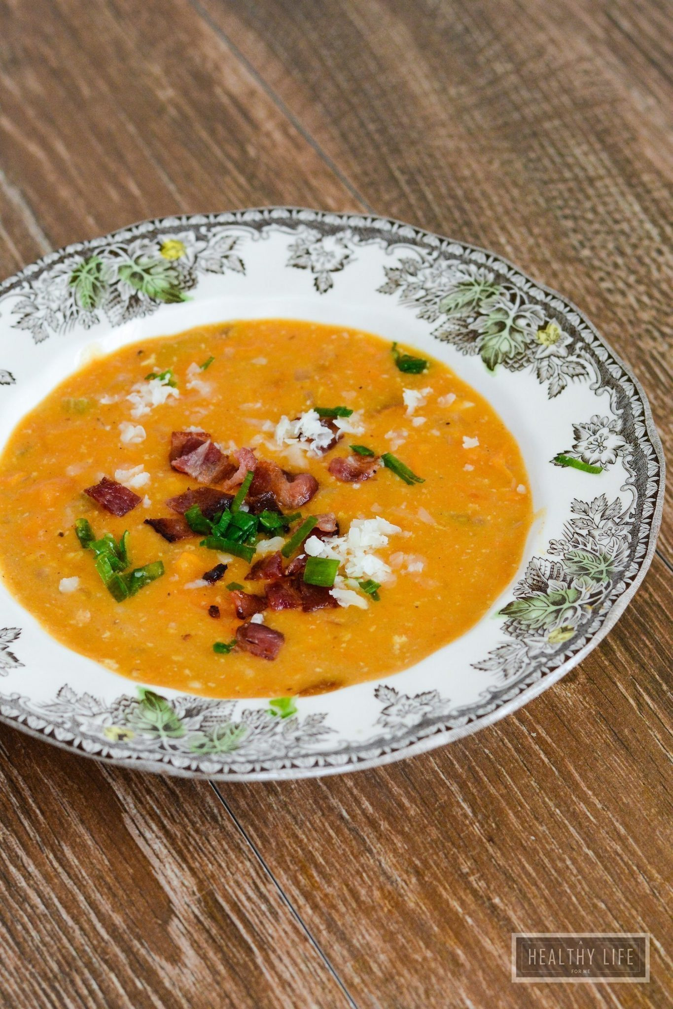 Healthy Sweet Potato Soup
 Baked Sweet Potato Soup A Healthy Life For Me