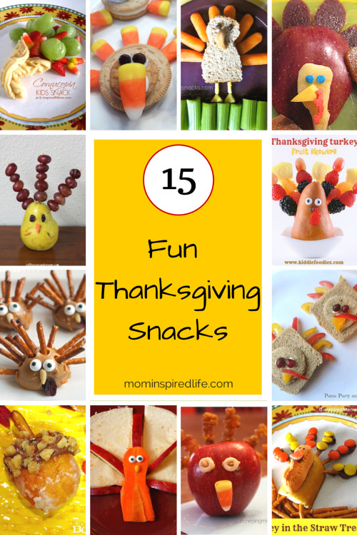 Healthy Thanksgiving Snacks
 Thanksgiving Snacks for Kids that are Super Fun