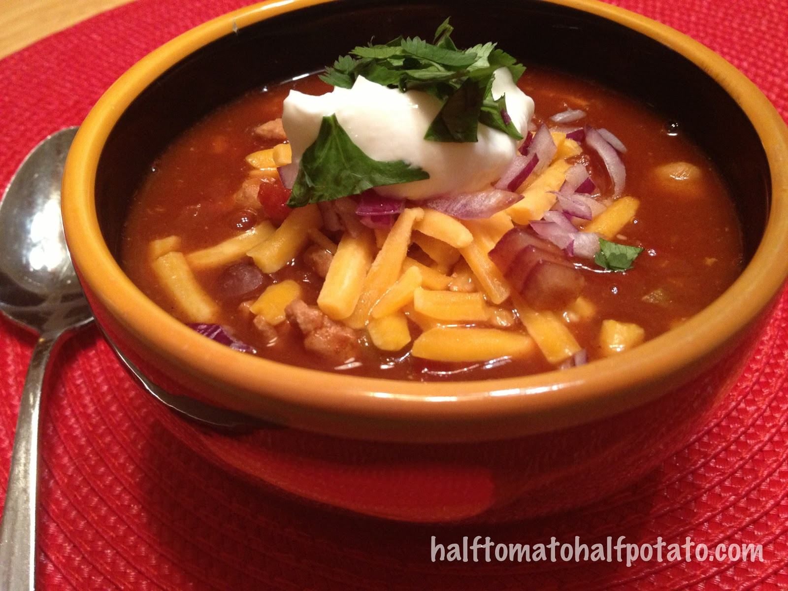 Healthy Turkey Chili Recipe Crock Pot
 half tomato half potato Healthy Crock Pot 3 Bean Turkey