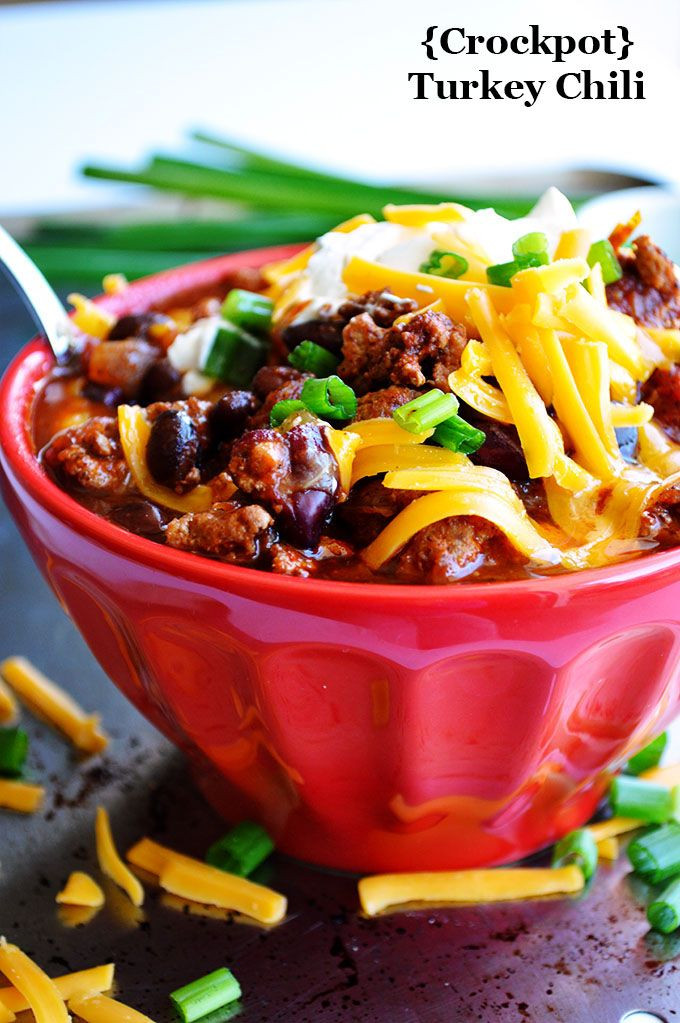 Healthy Turkey Chili Recipe Crock Pot
 25 best ideas about Crockpot Turkey Chili on Pinterest