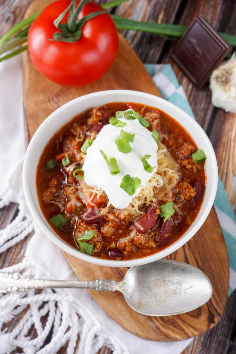 Healthy Turkey Chili Recipe
 Healthy and Easy Turkey Chili Recipe Sugar & Soul