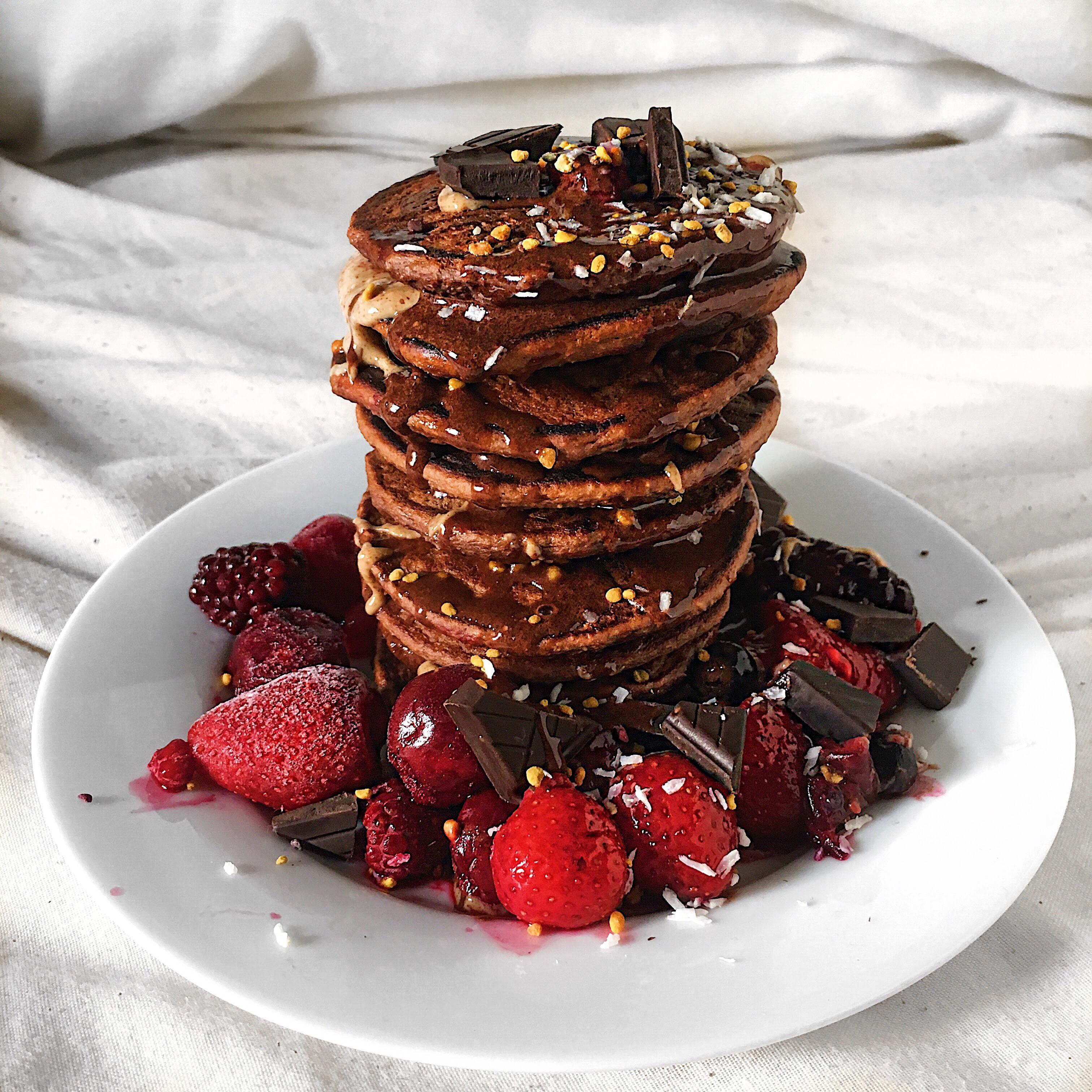 Healthy Vegan Pancakes
 Healthy Chocolate Vegan Pancakes Recipe