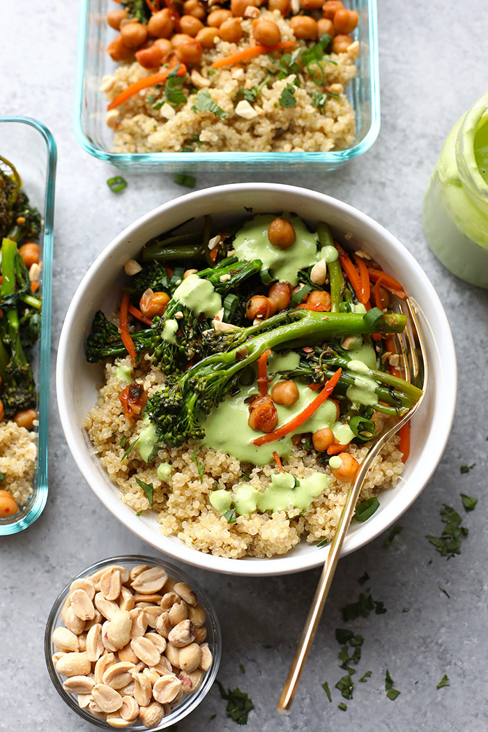 Healthy Vegetarian Dinners
 Meal Prep Ve arian Kung Pao Quinoa Bowls 5 more bowl