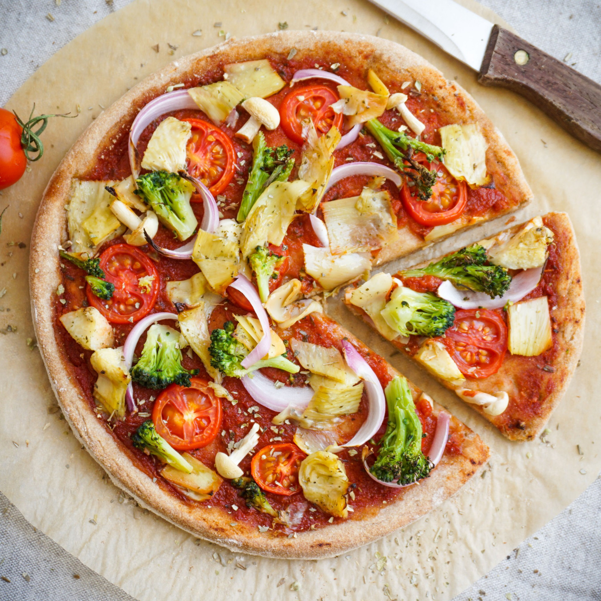 Healthy Veggie Pizza
 Healthy Vegan Pizza The Tasty K