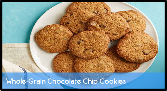 Healthy Whole Wheat Chocolate Chip Cookies
 Whole Grain Chocolate Chip Cookies