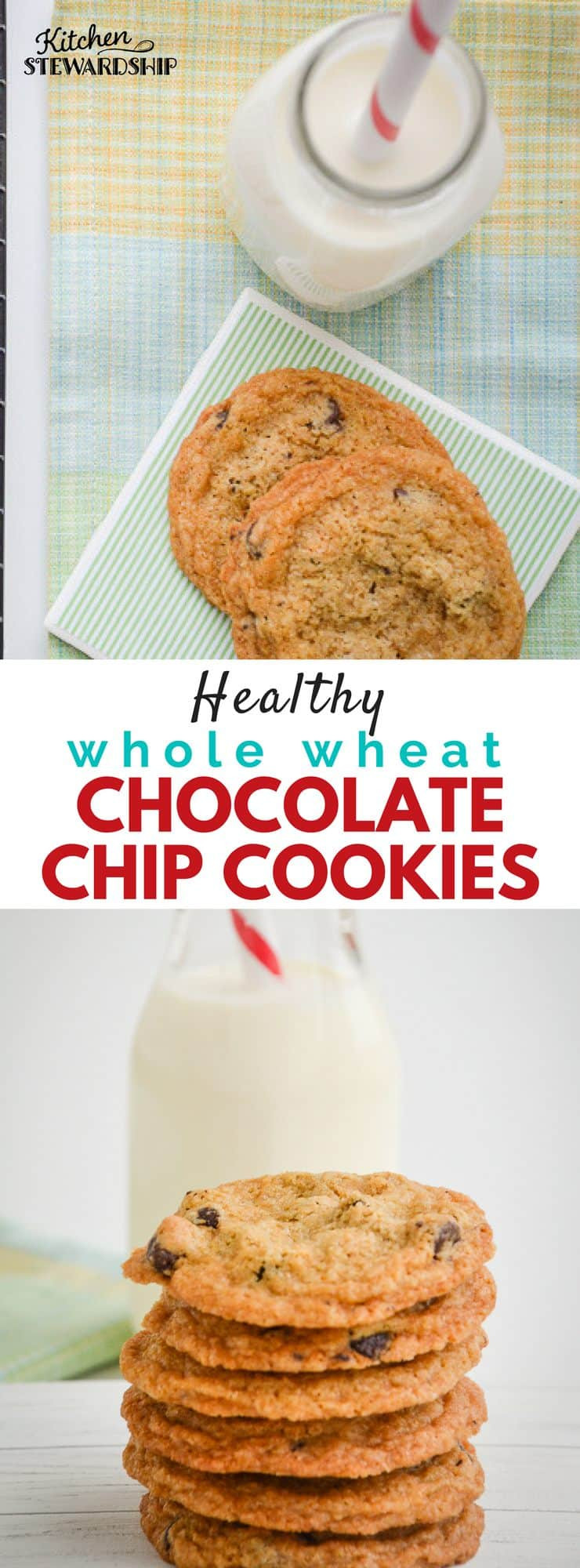 Healthy Whole Wheat Chocolate Chip Cookies
 Healthy Whole Wheat Chocolate Chip Cookie Recipe