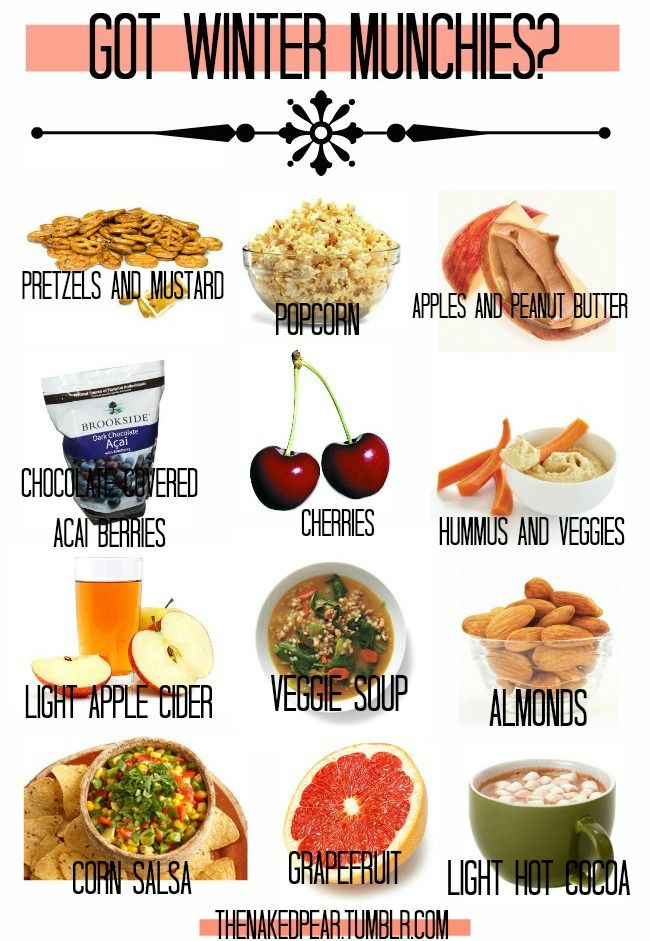 Healthy Winter Snacks
 Winter munchies healthy alternatives