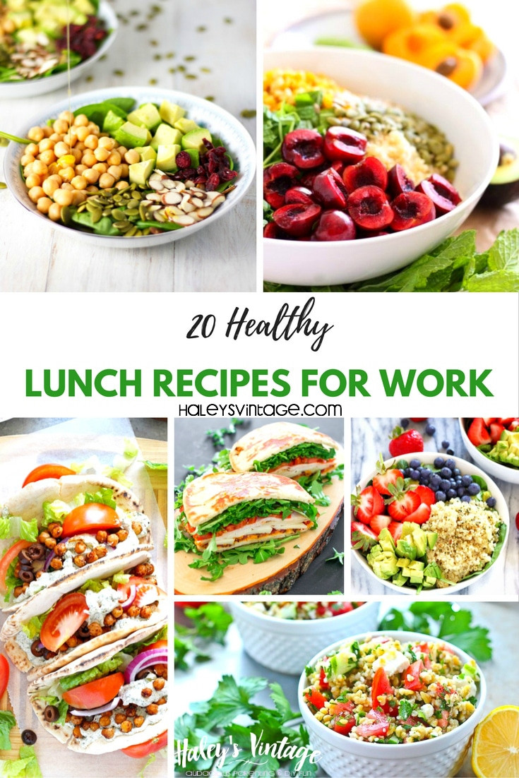 Healthy Work Lunches
 20 Healthy Lunch Recipes for Work That Are Not Boring