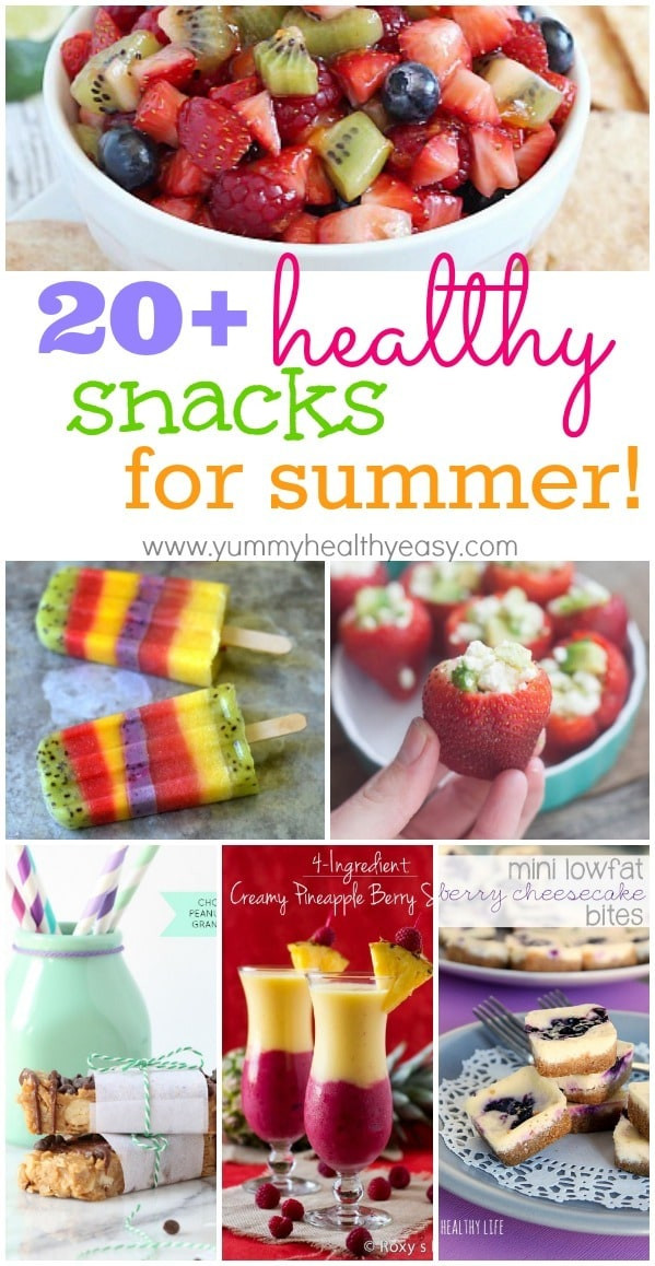 Healthy Yummy Snacks
 20 Healthy Summertime Snacks Yummy Healthy Easy