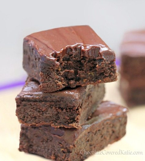 Healthy Zucchini Brownies
 Healthy Chocolate Fudge Zucchini Brownies