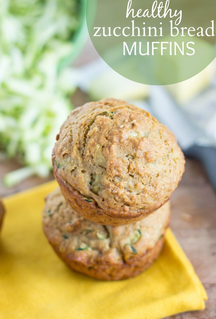 Healthy Zucchini Muffins
 Healthy Zucchini Bread Muffins Chelsea s Messy Apron