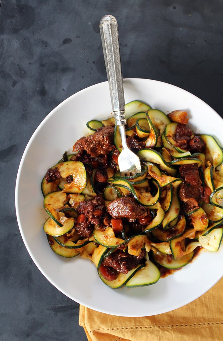 Heart Healthy Beef Stew
 Hearty & Healthy Beef Stew with Zucchini Noodles